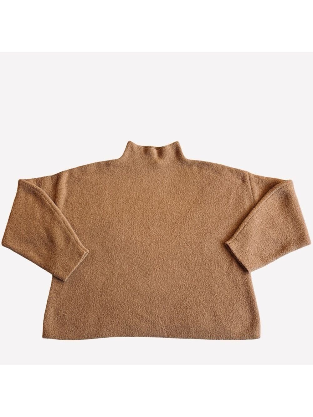 Express Tan Fleece Cowl Neck Sweater Large (3 for $12 item)